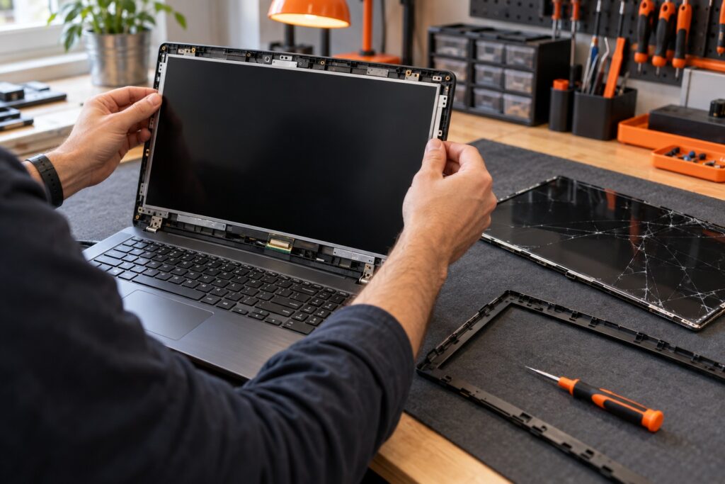 Remplacement écran pc portable